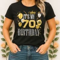 It's My 70th Birthday Cool 70 Years Old Birthday Party Women's T-Shirt thumb 2