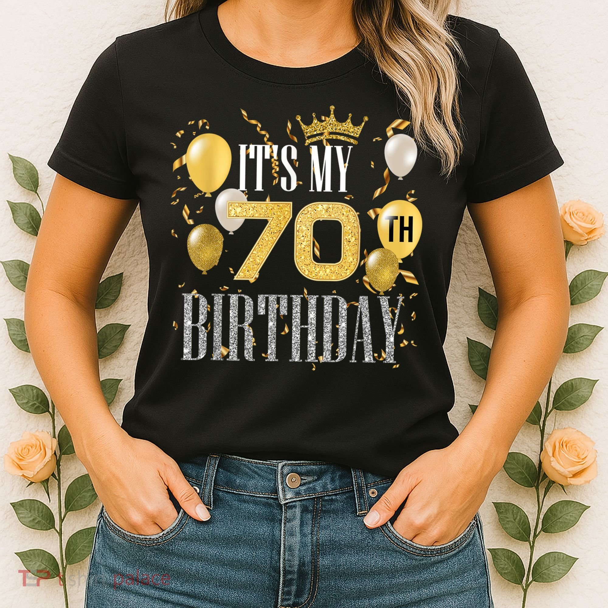 It's My 70th Birthday Cool 70 Years Old Birthday Party Women's T-Shirt
