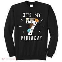 It's My 7th Birthday Dog Lover Theme 7 Years Old Puppy TShirt Sweatshirt thumb 0