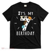 It's My 7th Birthday Dog Lover Theme 7 Years Old Puppy TShirt T-Shirt thumb 0