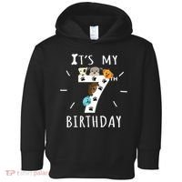 It's My 7th Birthday Dog Lover Theme 7 Years Old Puppy TShirt Toddler Hoodie thumb 0
