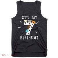 It's My 7th Birthday Dog Lover Theme 7 Years Old Puppy TShirt Tank Top thumb 0