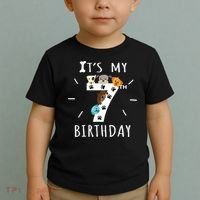 It's My 7th Birthday Dog Lover Theme 7 Years Old Puppy TShirt Toddler T-Shirt thumb 2
