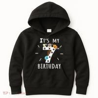 It's My 7th Birthday Dog Lover Theme 7 Years Old Puppy TShirt Kids Hoodie thumb 0