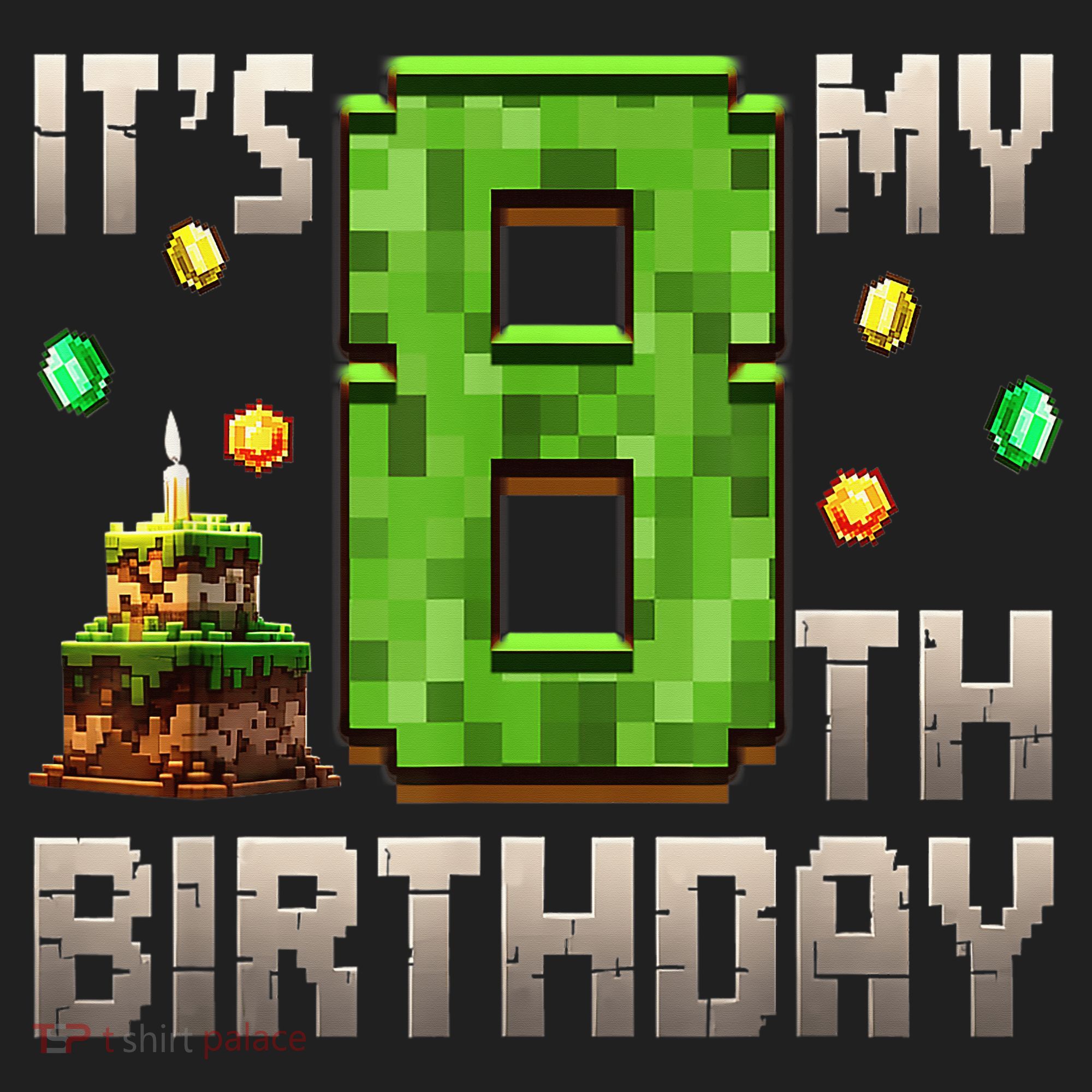It'S My 8th Birthday 8 Year Old Gamer Pixel Birthday Boy Beanie