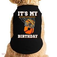 It's My 8th Birthday Basketball Boy Party 8 Years Old Doggie Tank thumb 0