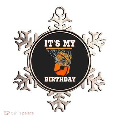 It's My 8th Birthday Basketball Boy Party 8 Years Old Ornament