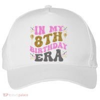 In My 8th Birthday Era Party Five-Panel Snapback Cap thumb 0