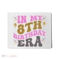 In My 8th Birthday Era Party Mousepad thumb 0