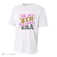 In My 8th Birthday Era Party Youth Performance Sprint T-Shirt thumb 0