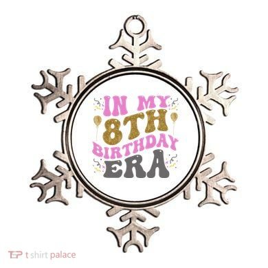 In My 8th Birthday Era Party Ornament