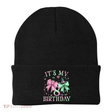 It's My 8th Birthday Witch Green 8 Year Old  Beanie