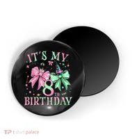 It's My 8th Birthday Witch Green 8 Year Old  Magnet thumb 0