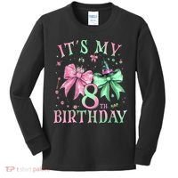 It's My 8th Birthday Witch Green 8 Year Old  Kids Long Sleeve Shirt thumb 0