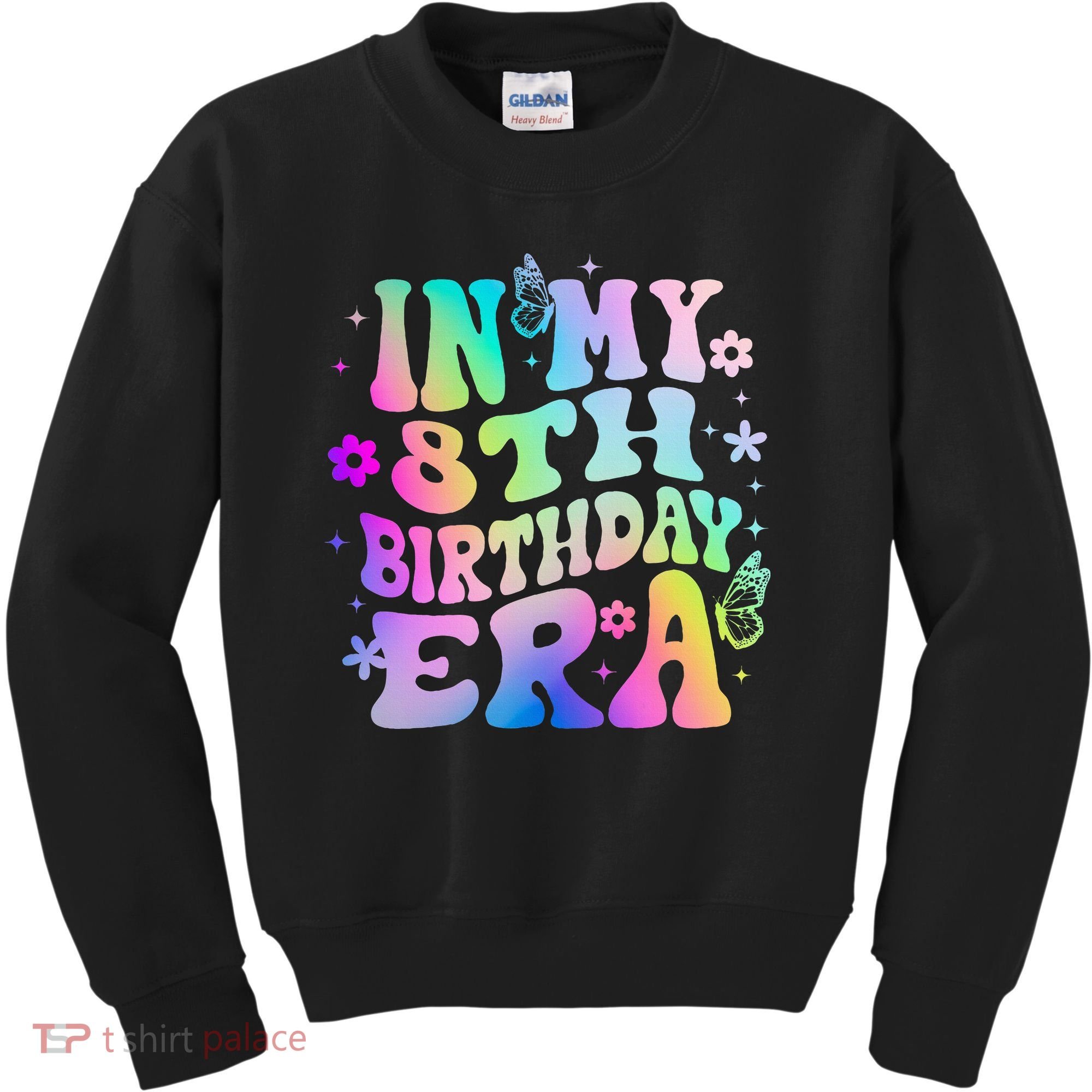 In My 8th Birthday Era 8 Years Birthday Kids Sweatshirt