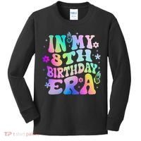 In My 8th Birthday Era 8 Years Birthday Kids Long Sleeve Shirt thumb 0