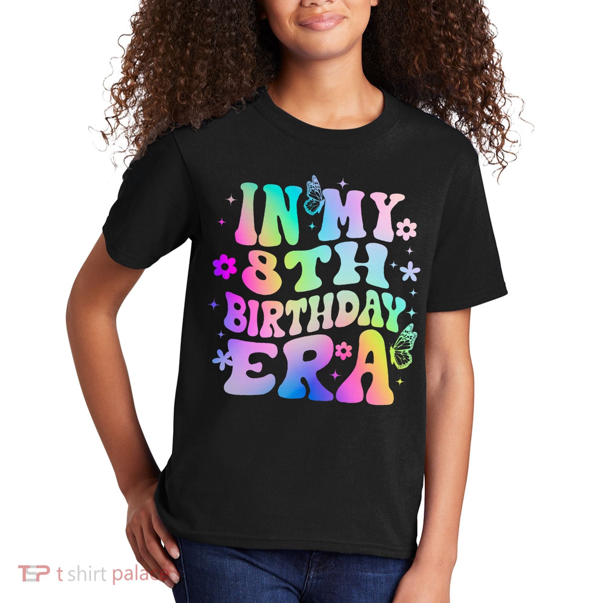 In My 8th Birthday Era 8 Years Birthday Kids T-Shirt