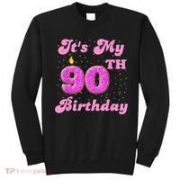 It's My 90th Birthday Donut 90 Years Old Bday Sweatshirt thumb 0