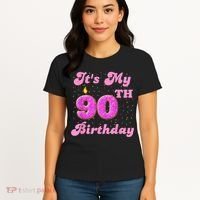 It's My 90th Birthday Donut 90 Years Old Bday Women's T-Shirt thumb 4