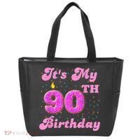 It's My 90th Birthday Donut 90 Years Old Bday Tote Bag thumb 0