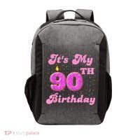 It's My 90th Birthday Donut 90 Years Old Bday Vector Backpack thumb 0