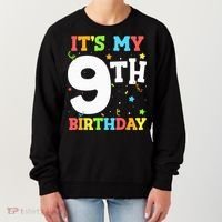 Its My 9th Birthday 9 Nine Happy Birthday Women's Sweatshirt thumb 0