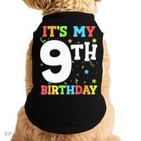 Its My 9th Birthday 9 Nine Happy Birthday Doggie Tank thumb 0