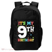 Its My 9th Birthday 9 Nine Happy Birthday Backpack thumb 0