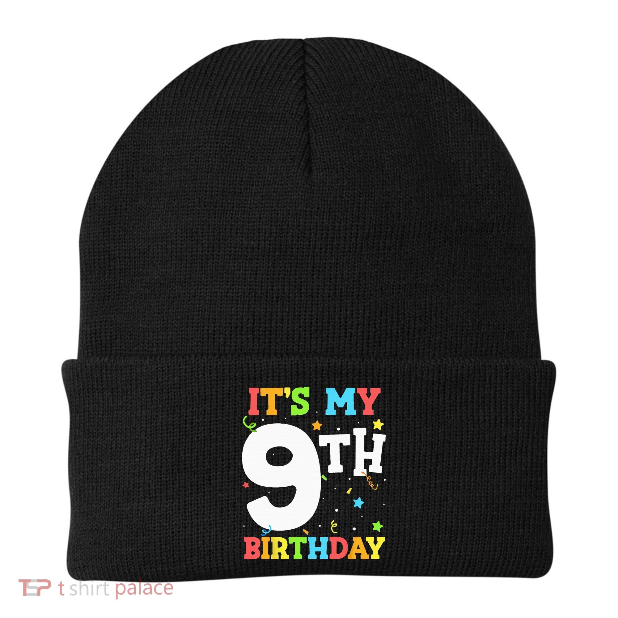 Its My 9th Birthday 9 Nine Happy Birthday Beanie