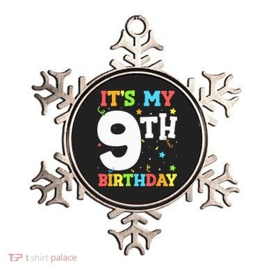 Its My 9th Birthday 9 Nine Happy Birthday Ornament