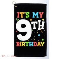Its My 9th Birthday 9 Nine Happy Birthday Golf Towel thumb 0
