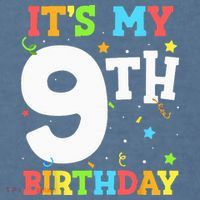 Its My 9th Birthday 9 Nine Happy Birthday Comfort Colors Garment-Dyed Hooded Sweatshirt thumb 2