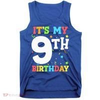 Its My 9th Birthday 9 Nine Happy Birthday Tank Top thumb 0