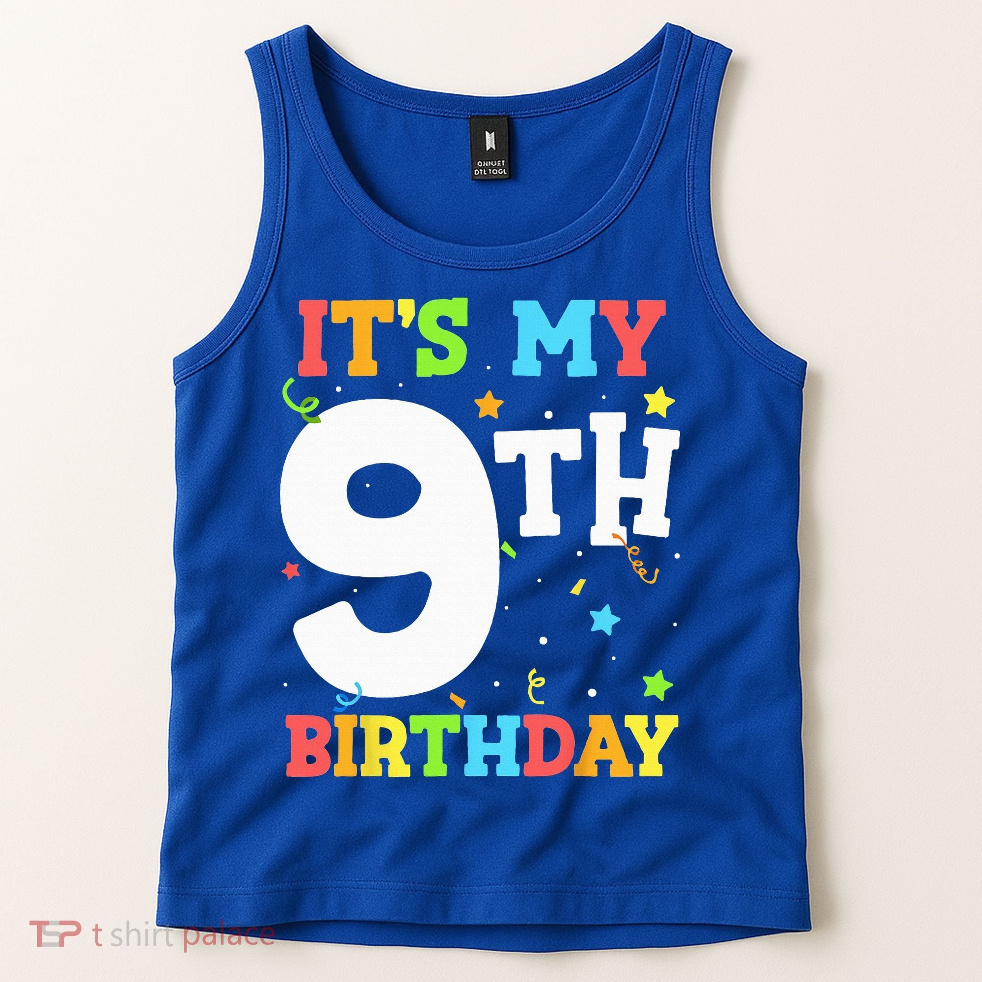 Its My 9th Birthday 9 Nine Happy Birthday Tank Top