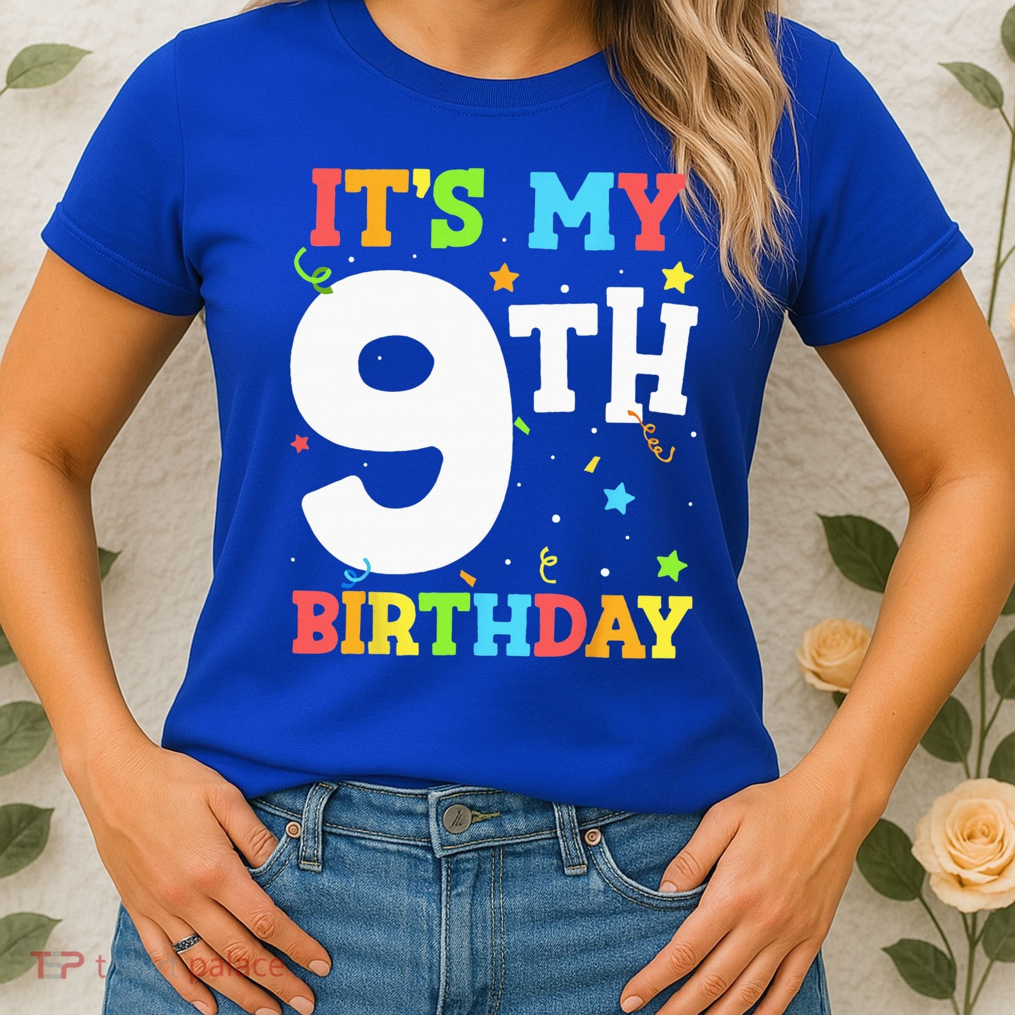 Its My 9th Birthday 9 Nine Happy Birthday Women's T-Shirt