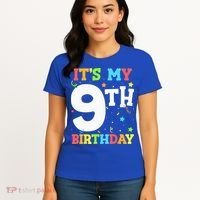 Its My 9th Birthday 9 Nine Happy Birthday Women's T-Shirt thumb 4