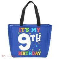 Its My 9th Birthday 9 Nine Happy Birthday Tote Bag thumb 0