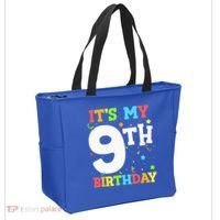 Its My 9th Birthday 9 Nine Happy Birthday Tote Bag thumb 2