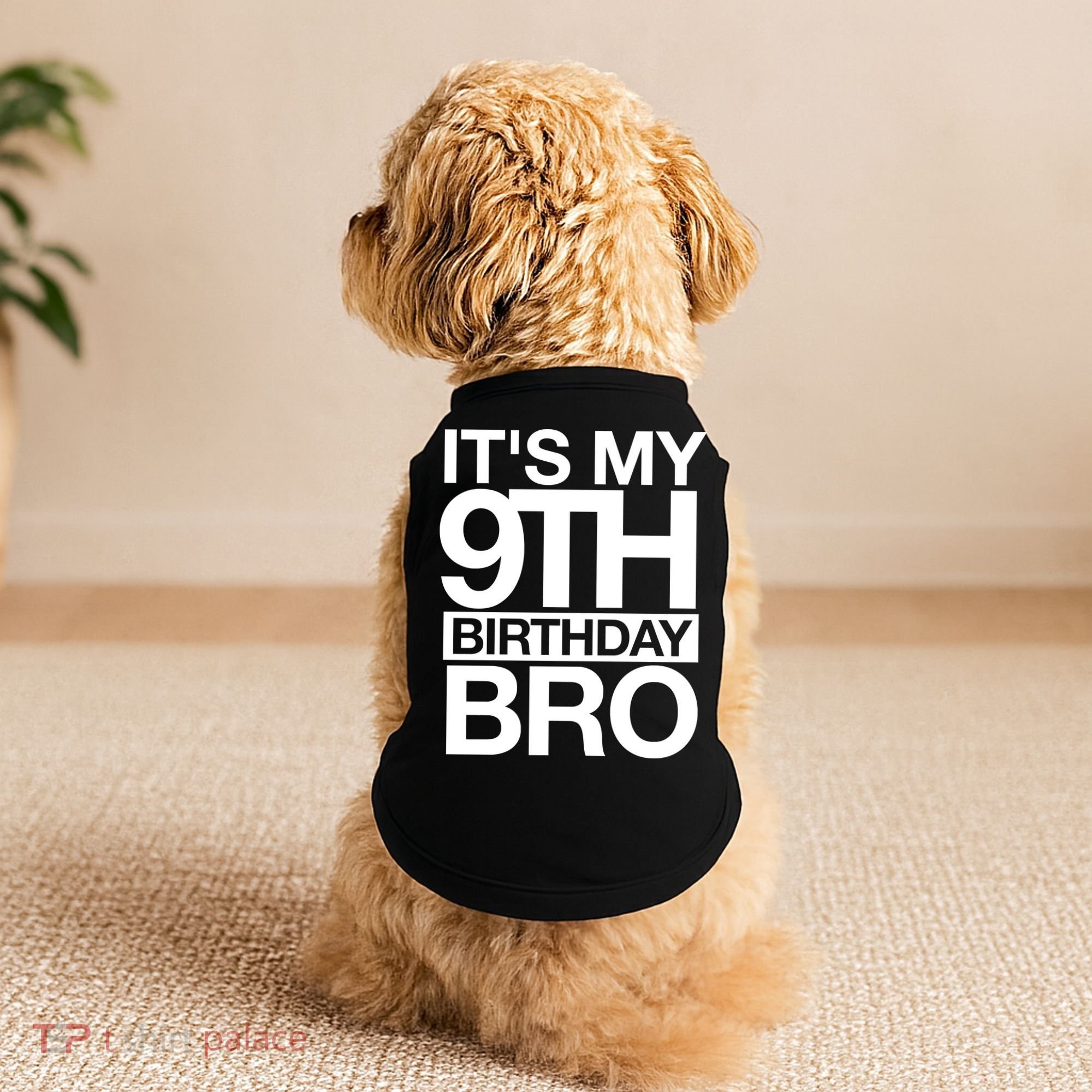 Its My 9th Birthday Bro 9th Birthday Doggie Tank