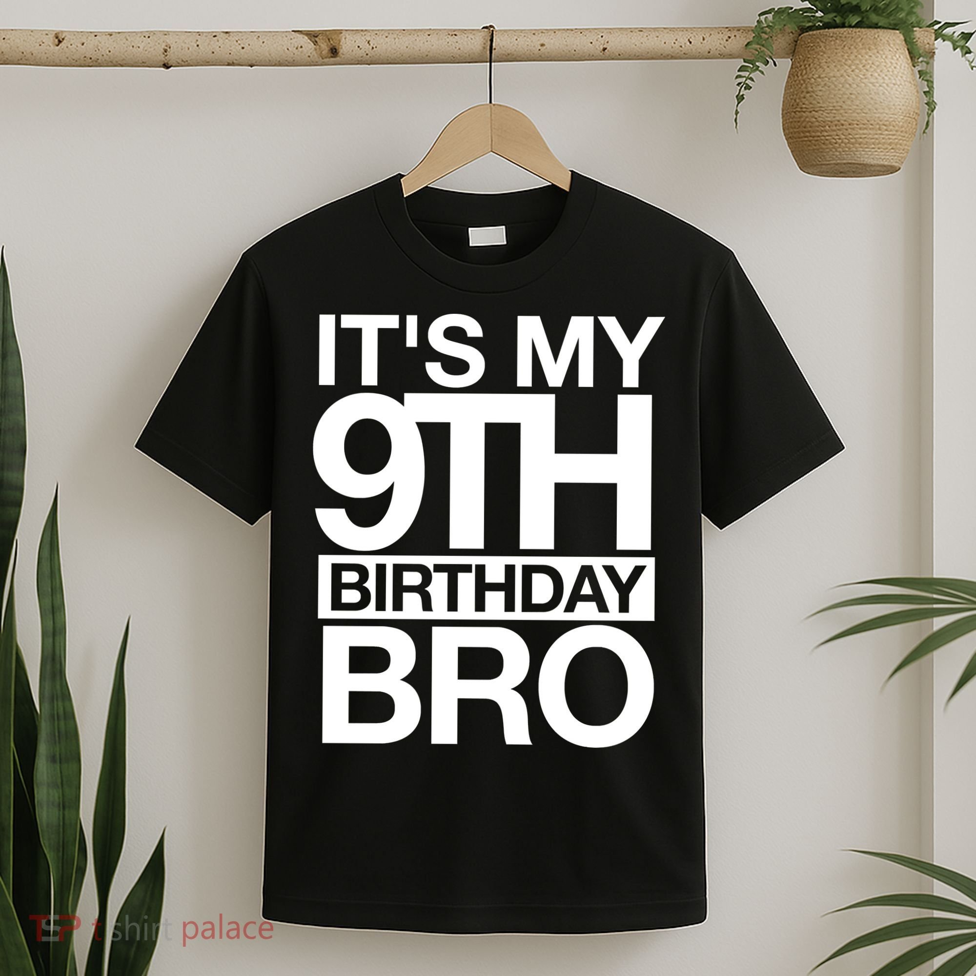 Its My 9th Birthday Bro 9th Birthday T-Shirt