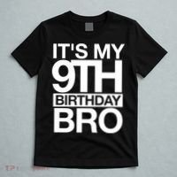 Its My 9th Birthday Bro 9th Birthday T-Shirt thumb 5