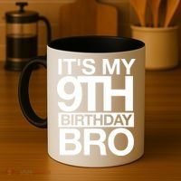 Its My 9th Birthday Bro 9th Birthday Coffee Mug thumb 4