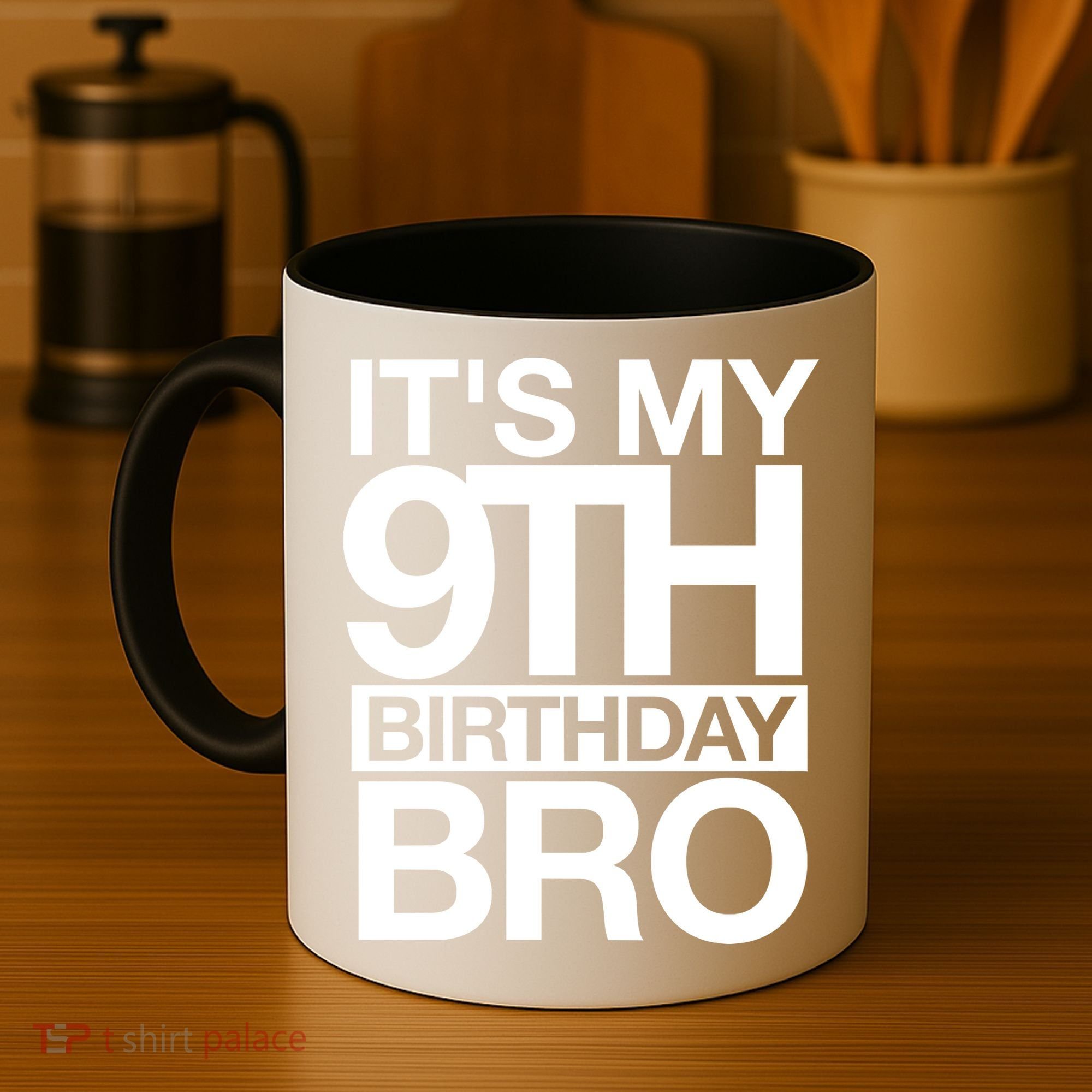 Its My 9th Birthday Bro 9th Birthday Coffee Mug