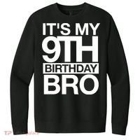 Its My 9th Birthday Bro 9th Birthday V.I.T. Fleece Crew Sweatshirt thumb 0
