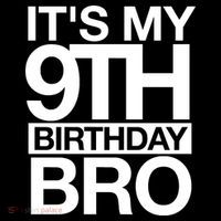 Its My 9th Birthday Bro 9th Birthday Women's Hoodie thumb 2