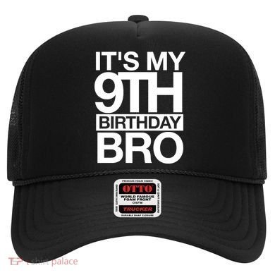 Its My 9th Birthday Bro 9th Birthday Hat