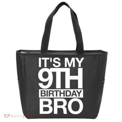 Its My 9th Birthday Bro 9th Birthday Tote Bag