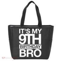 Its My 9th Birthday Bro 9th Birthday Tote Bag thumb 0