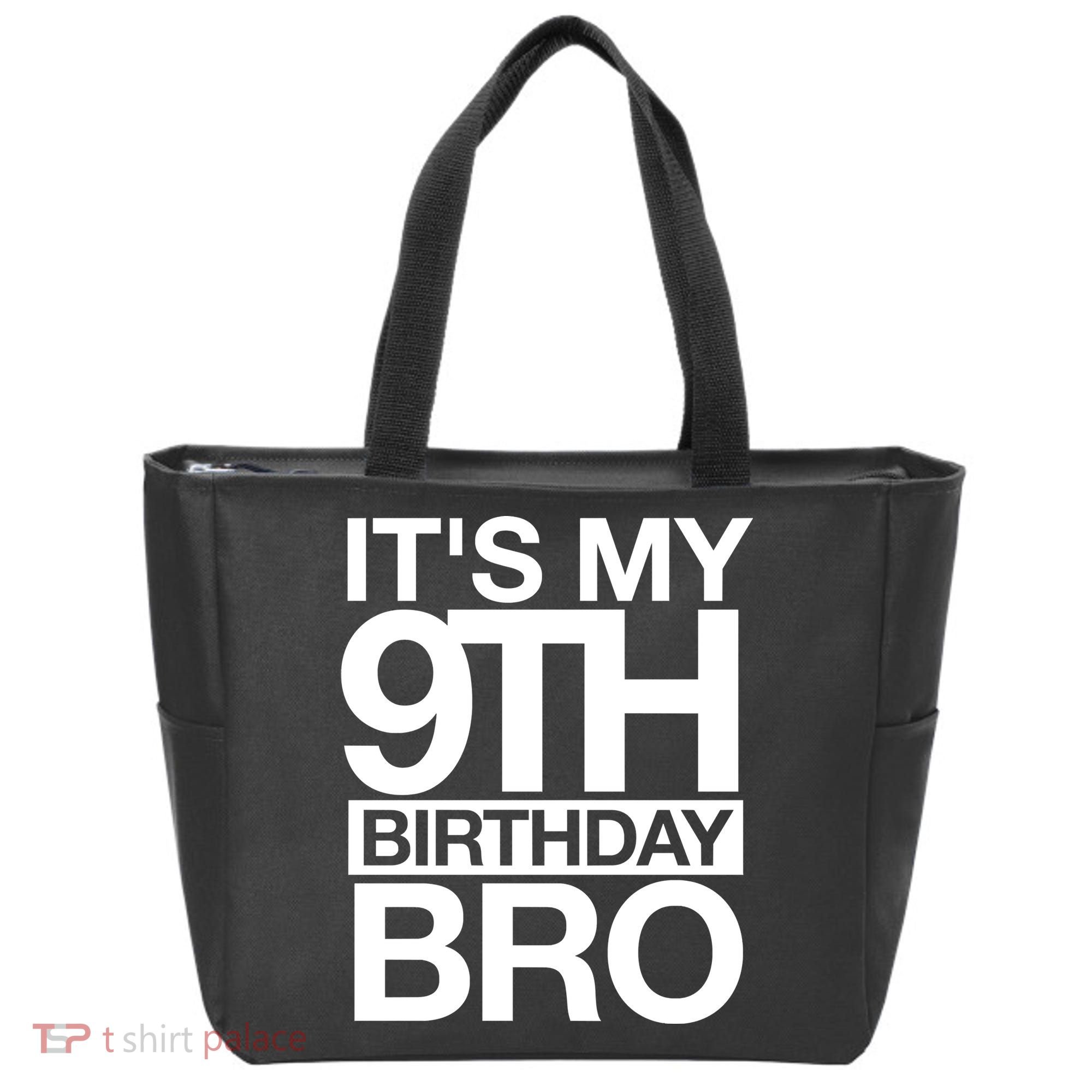 Its My 9th Birthday Bro 9th Birthday Tote Bag