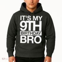 Its My 9th Birthday Bro 9th Birthday Hoodie thumb 2